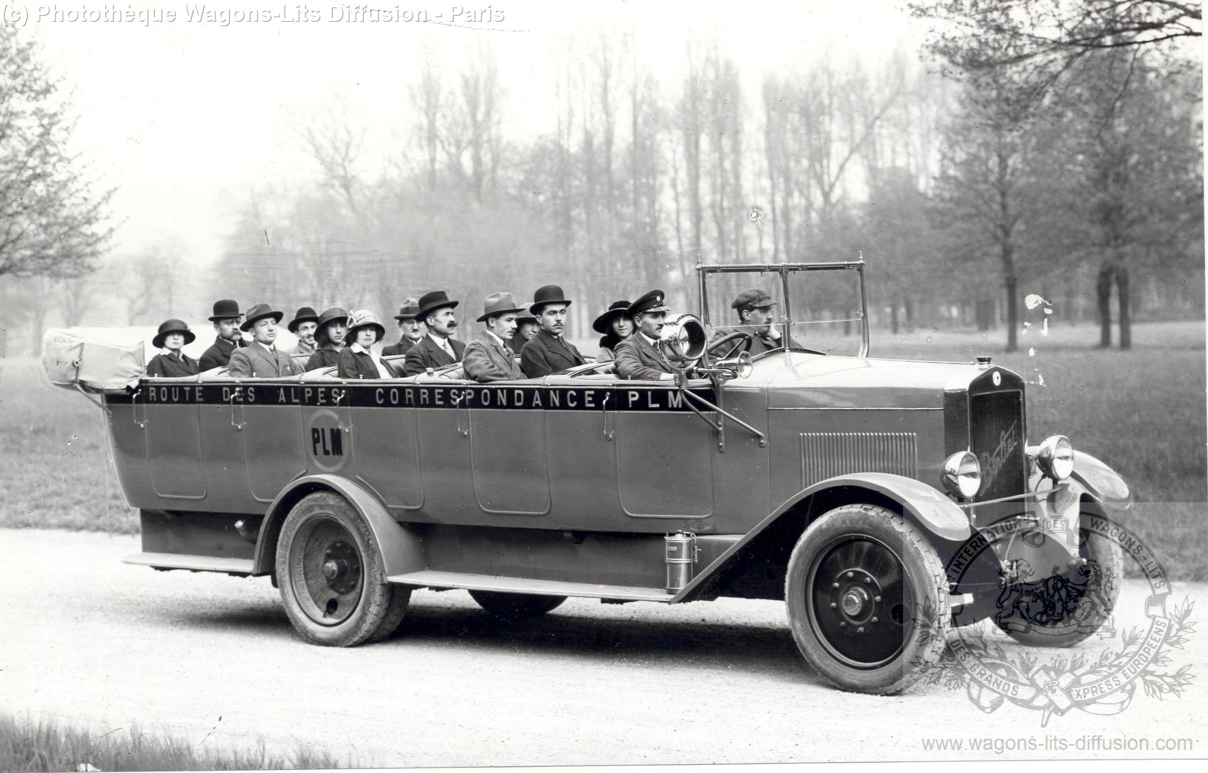 Plm autocar berliet evian 1924