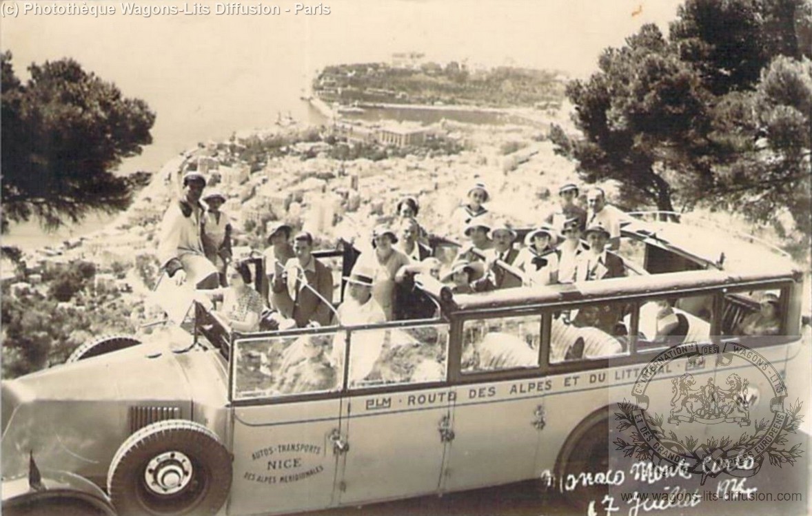 Plm autocar route des alpes 1935