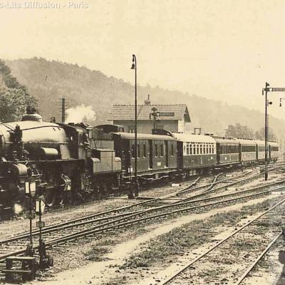 Wl arlberg orient express avec voiture salon pullman ajoutee entre bale et vienne vu vers 1928