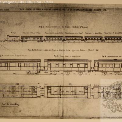 Wl composition du train d essai futur orient express en1882 1