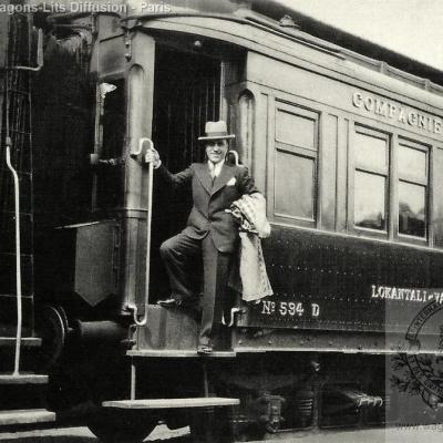 Wl cp voiture restaurant n 594 de l orient express a istanboul en 1933