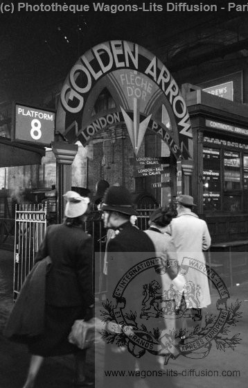 Wl depart du golden arrow de londres 1951