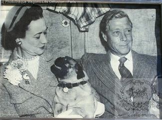 Wl duke de windsor et wallis simpson sur le night ferry