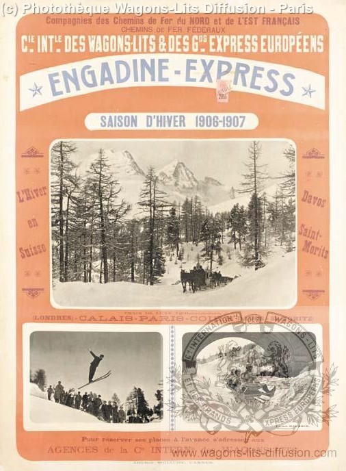 Wl engadine express affiche 1907