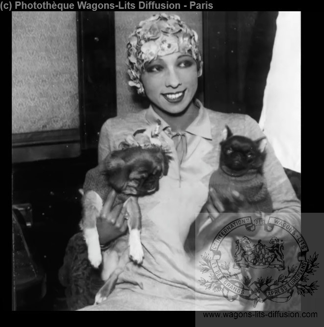 Wl josephine baker a bord d un wagon lit 1