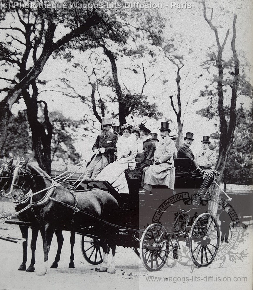 Wl nagelmackers au bois de boulogne vers 1900