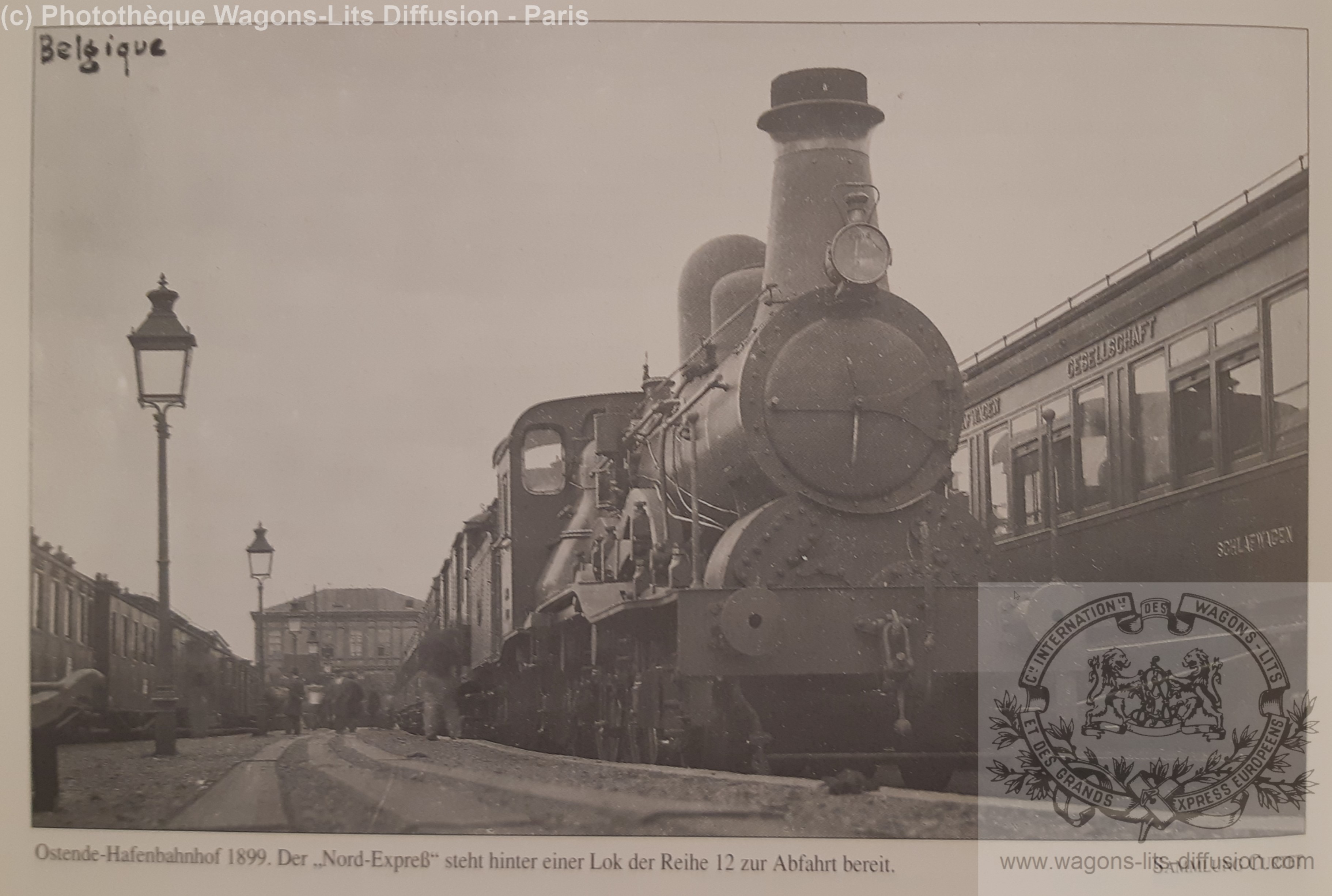 Wl nord express gare ostende 1900