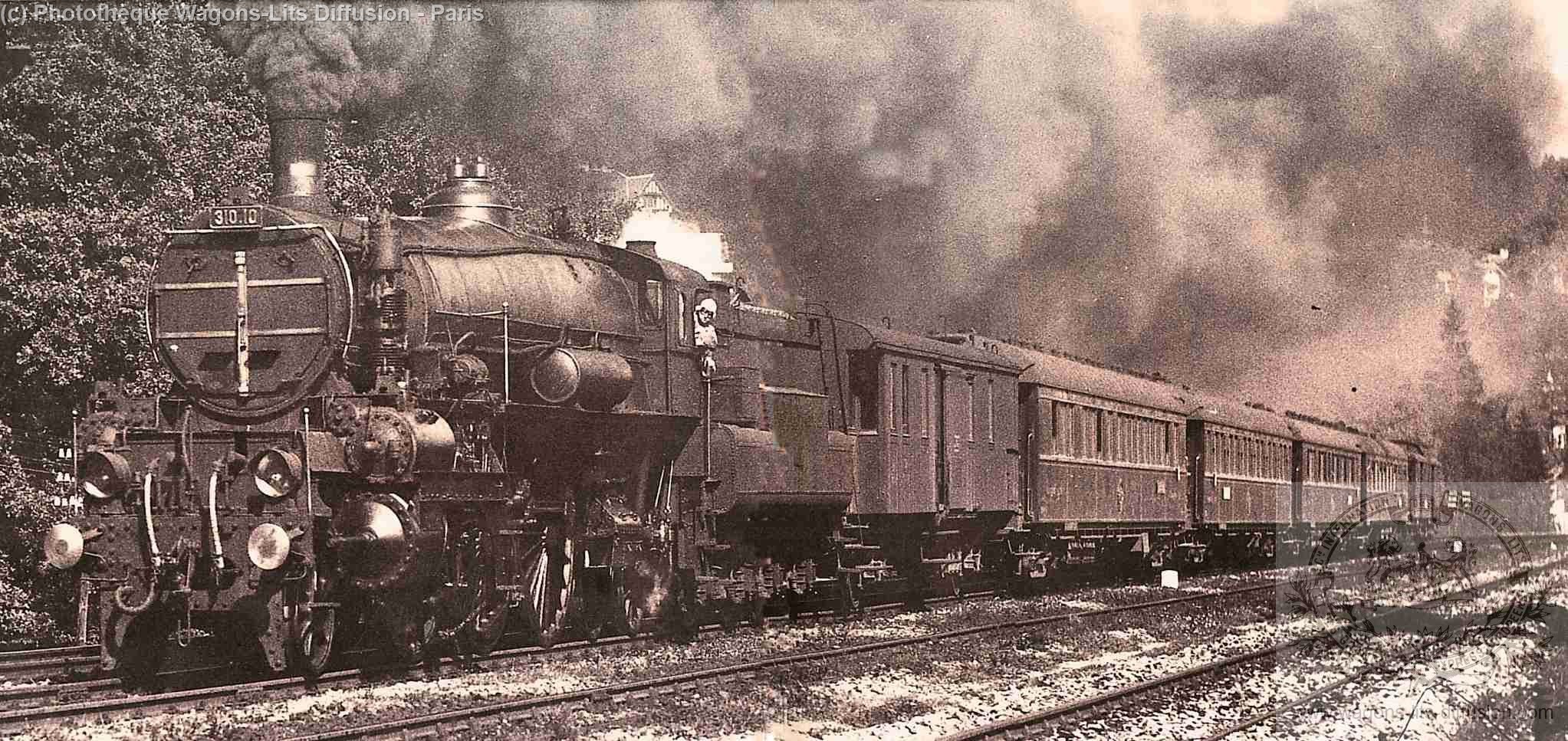 Wl orient express en autriche en 1930 loco golsdorf type 133