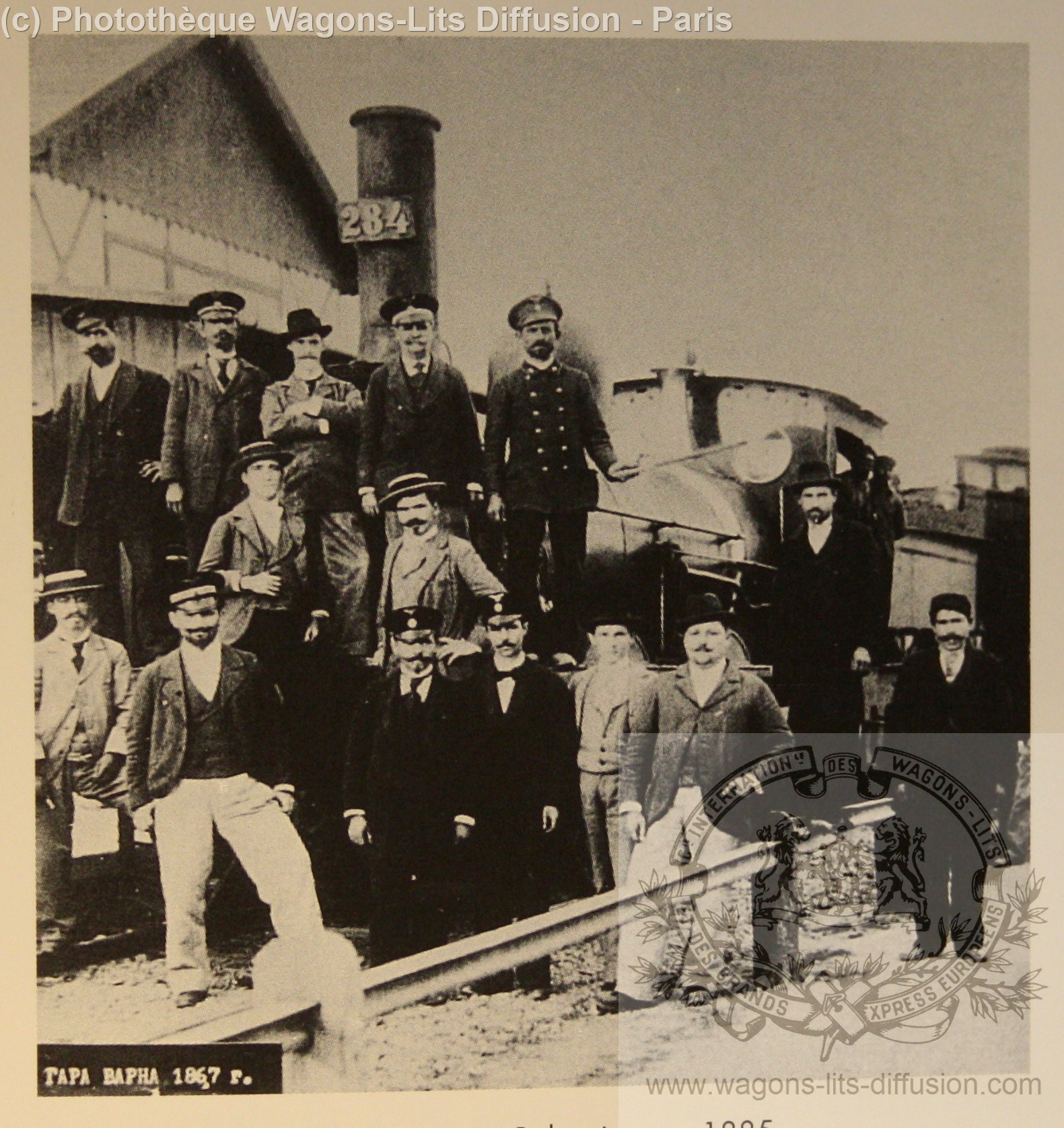 Wl personnel de l orient express en bulgarie 1886