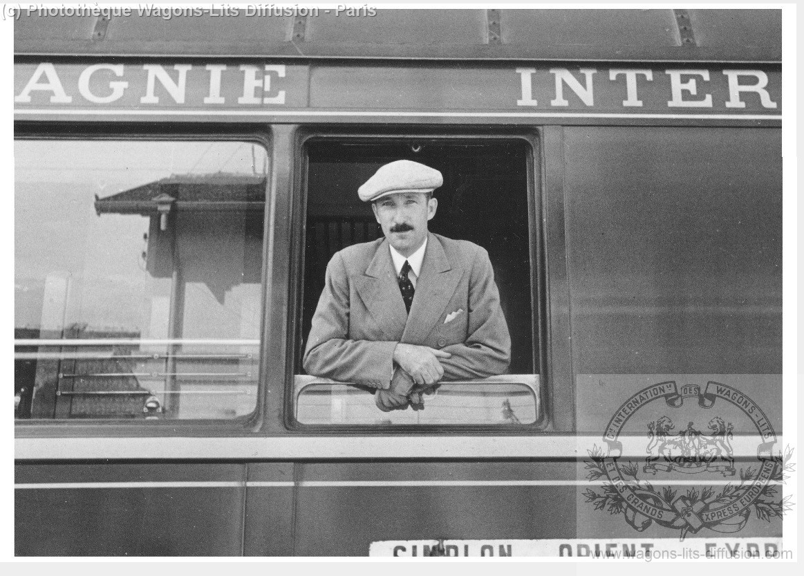 Wl roi boris 3 de bulgarie sur le simplon orient express en 1931