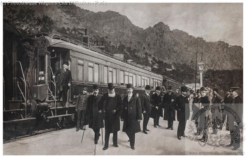 Wl roi leopold sur la calais mediterannee express 1908