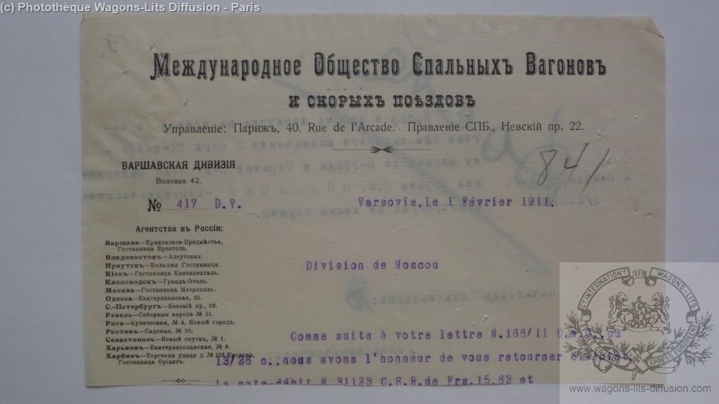 Wl russie courrier 1912