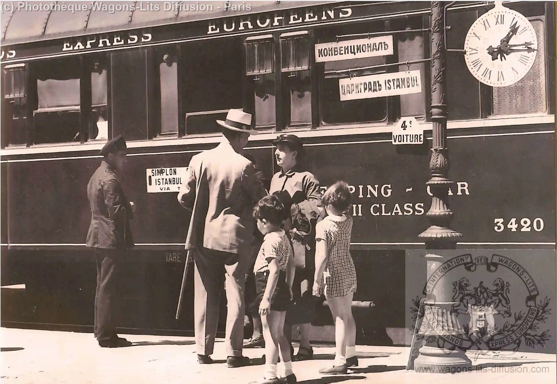 Wl simplon orient express a quai vers 1960vl n 342