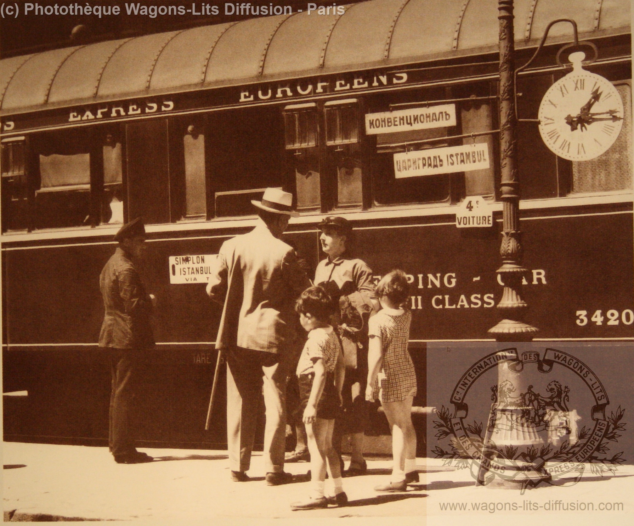 Wl simplon orient express en gare vl 3420