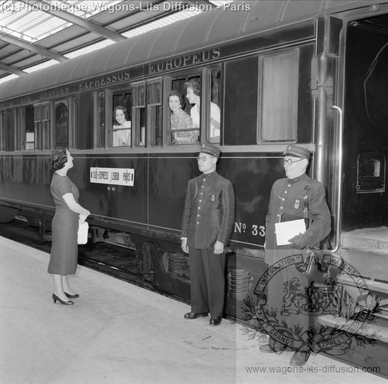 Wl sud express portugal voiture lits type s4 serie 3361 a 3380 metropolitan carriage 1928