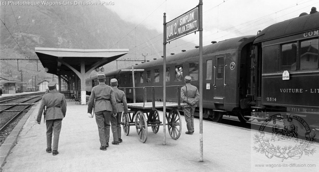 Wl voiture lit vl type z 1950 simplon orient express 1