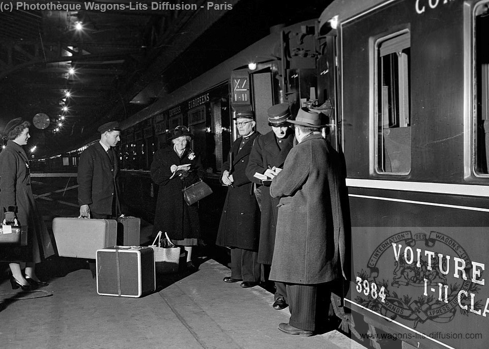 Wl voiture lits 3984 night ferry 1953