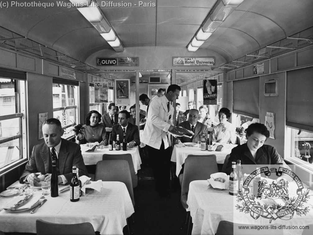 Wl voiture restaurant vers 1960 pub 1